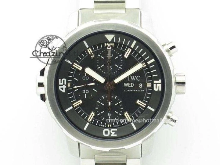 MIROTIME 0501 Breathable Da Vinci IW393402 SS ZF 1:1 Best Edition Blue Dial On Black Leather Strap A 7211